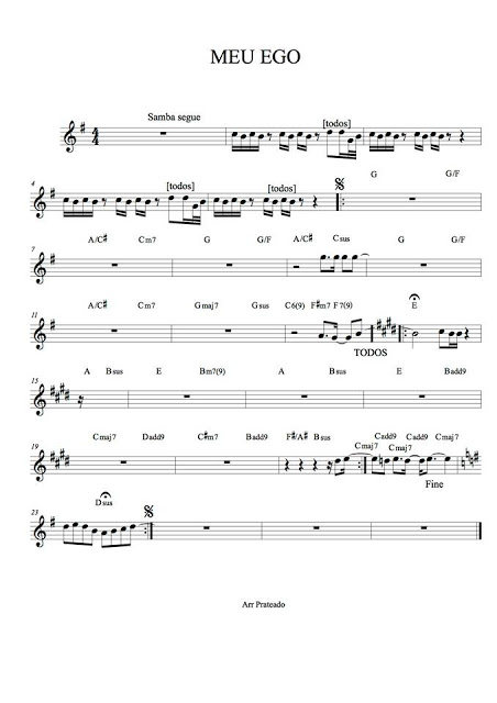 Página 1 da partitura