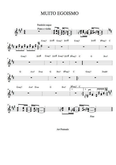 Página 1 da partitura