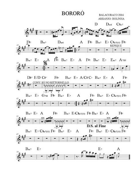 Página 1 da partitura