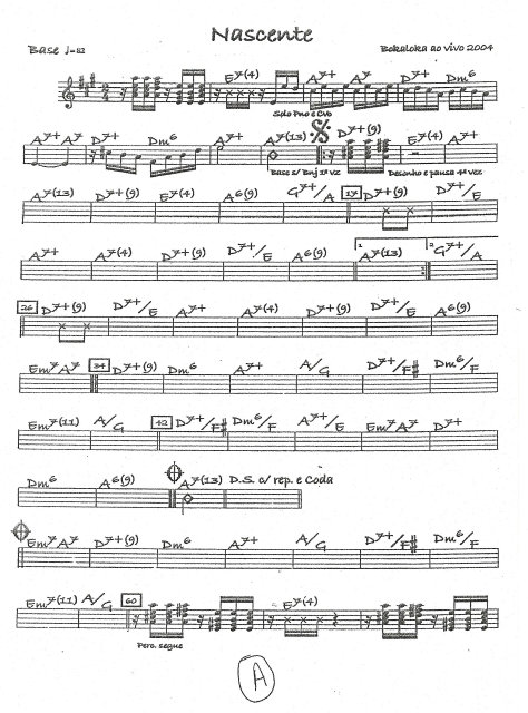 Página 1 da partitura