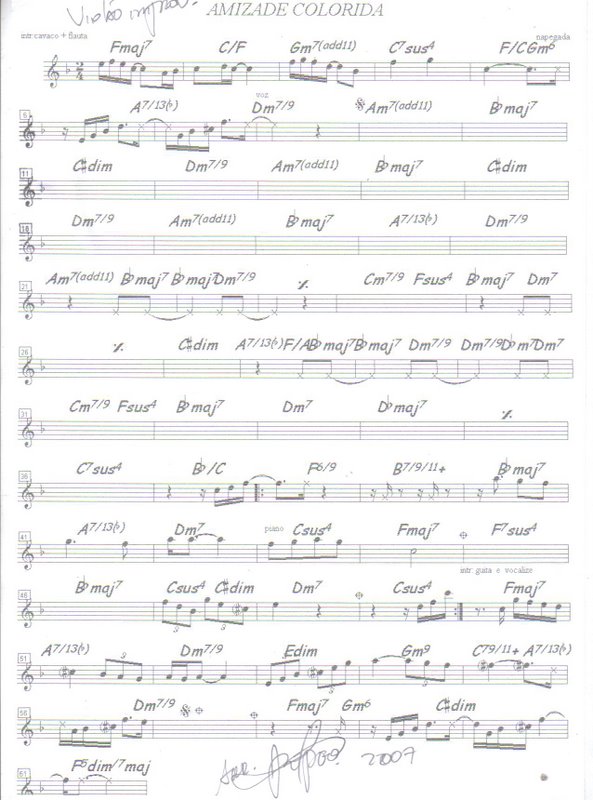 Página 1 da partitura