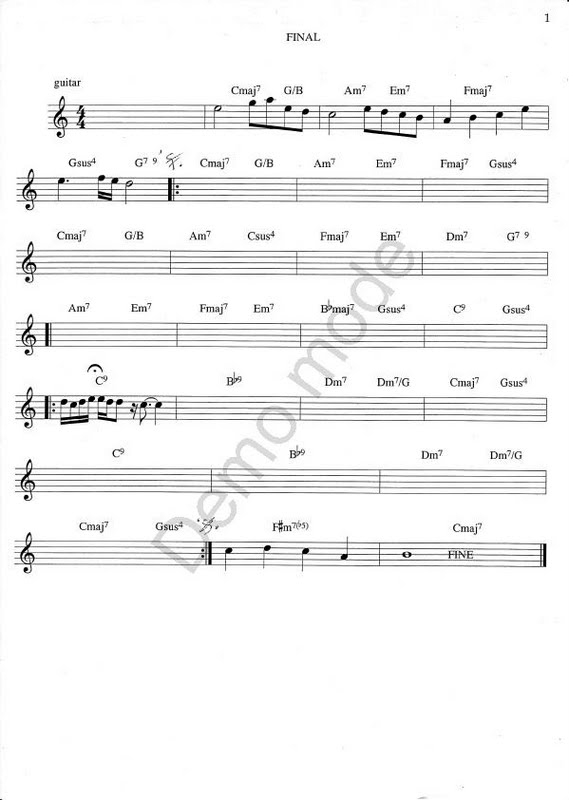 Página 1 da partitura