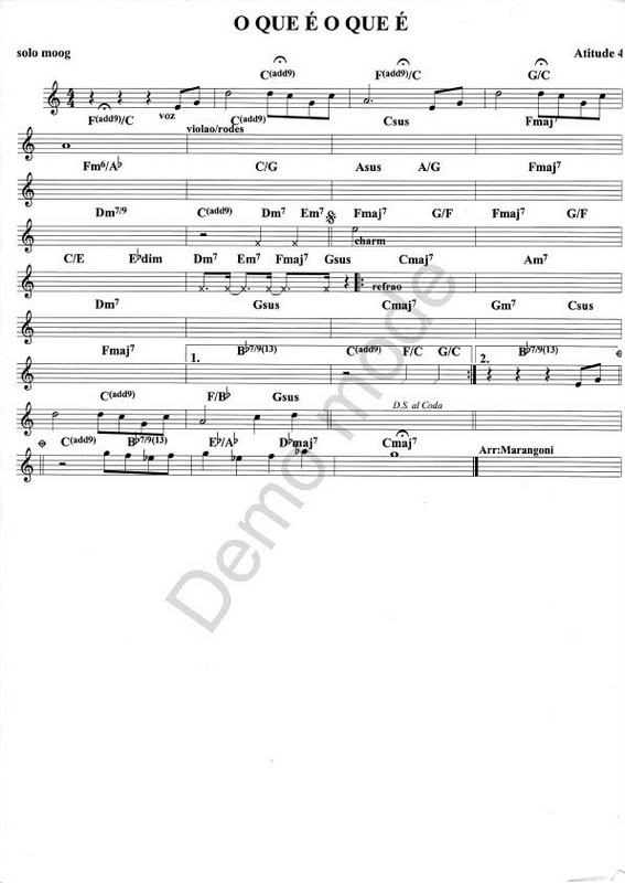 Página 1 da partitura