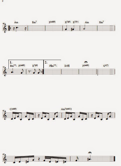 Página 1 da partitura