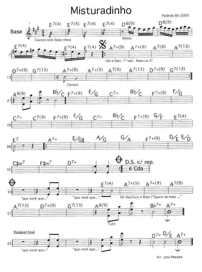 Página 1 da partitura