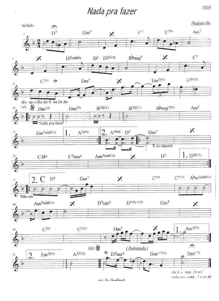 Página 1 da partitura