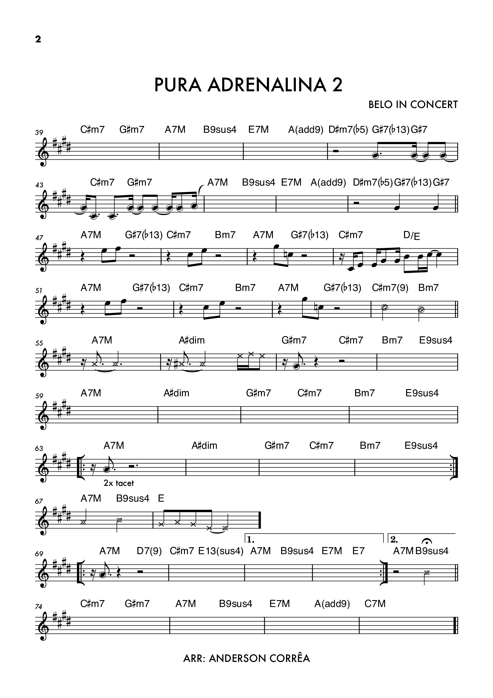 Página 1 da partitura