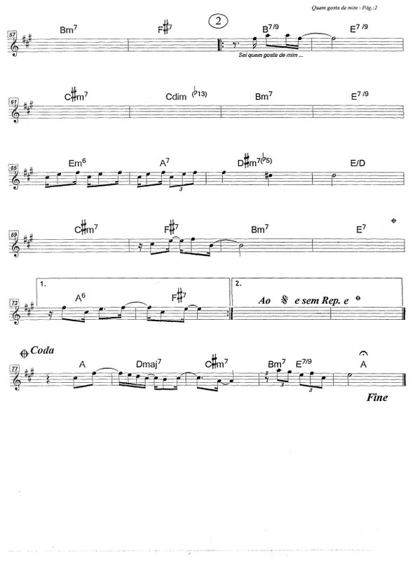 Página 1 da partitura