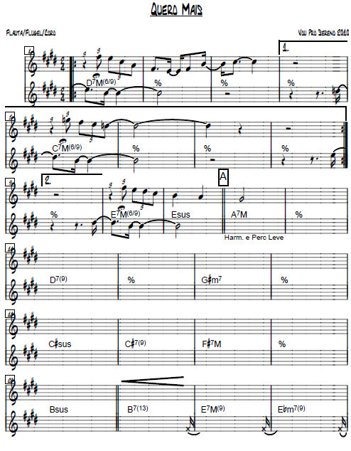 Página 1 da partitura