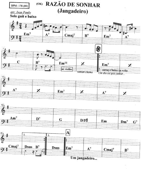 Página 1 da partitura