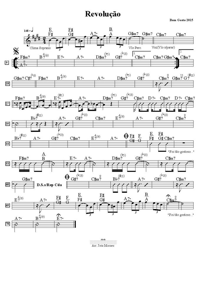 Página 1 da partitura