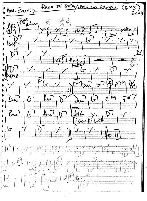 Página 1 da partitura