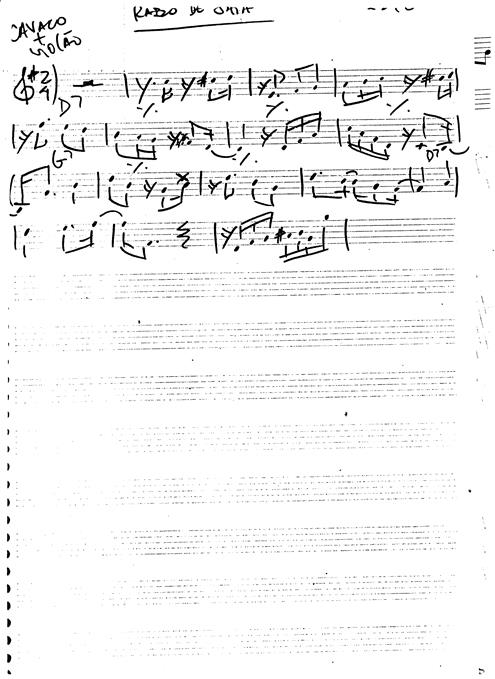 Página 1 da partitura