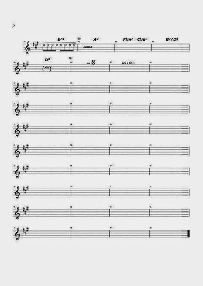 Página 1 da partitura