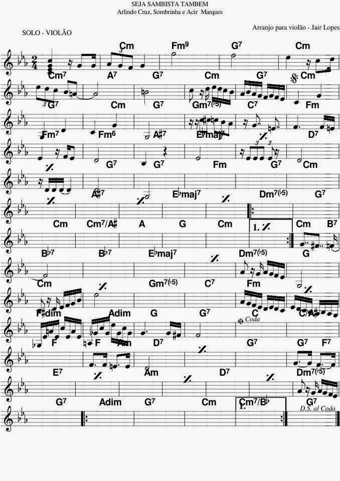 Página 1 da partitura