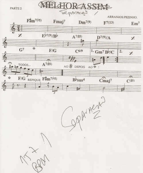 Página 1 da partitura