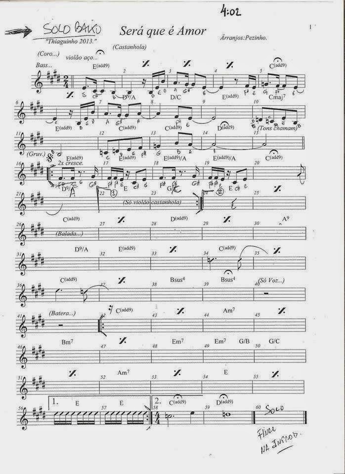 Página 1 da partitura