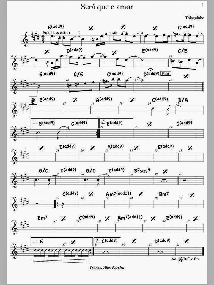 Página 1 da partitura