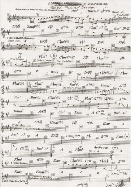 Página 1 da partitura