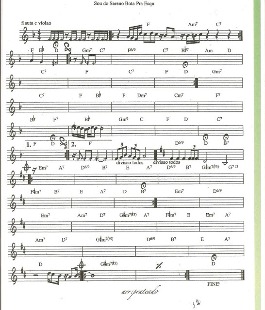 Página 1 da partitura