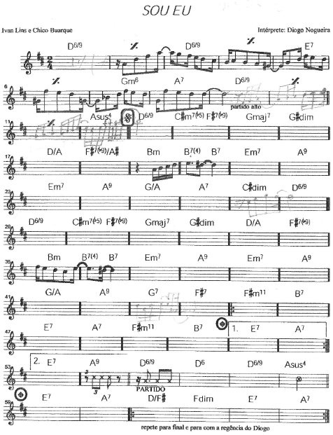 Página 1 da partitura