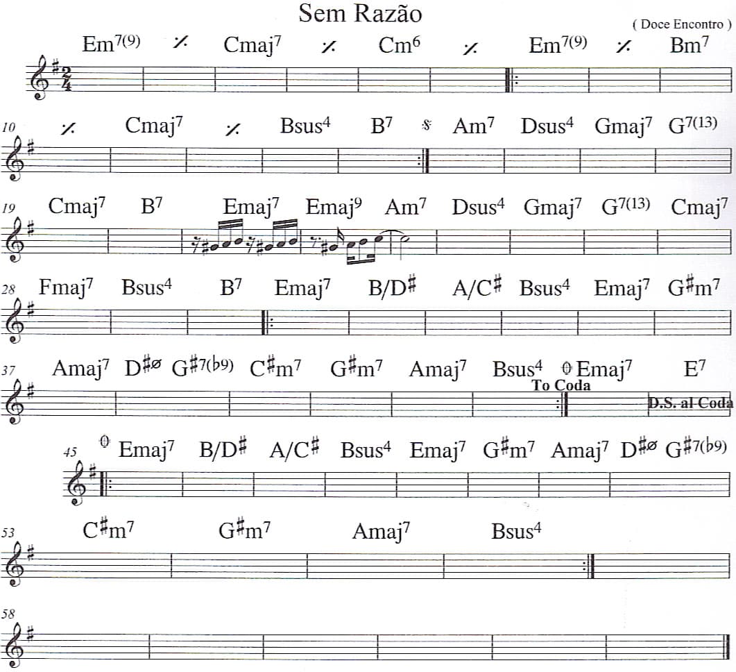 Página 1 da partitura