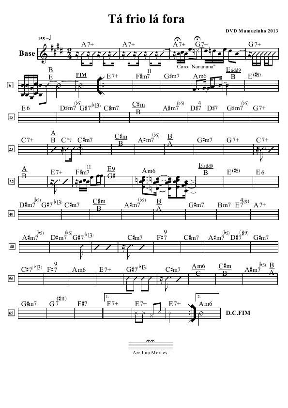 Página 1 da partitura