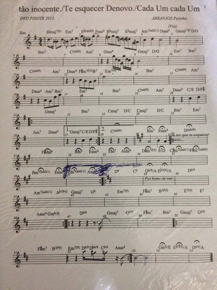 Página 1 da partitura