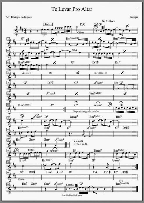 Página 1 da partitura