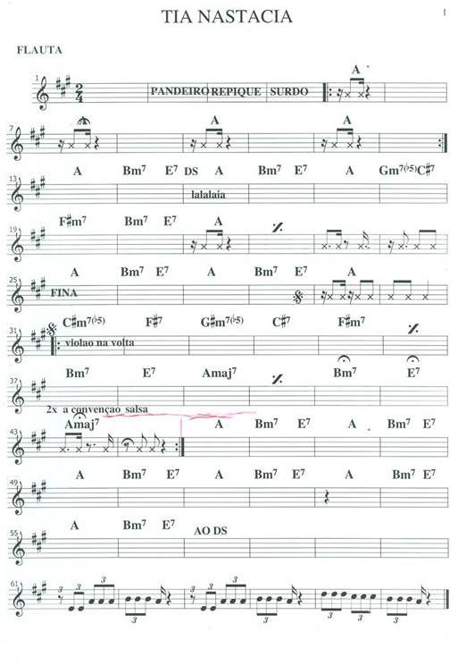 Página 1 da partitura