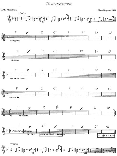 Página 1 da partitura