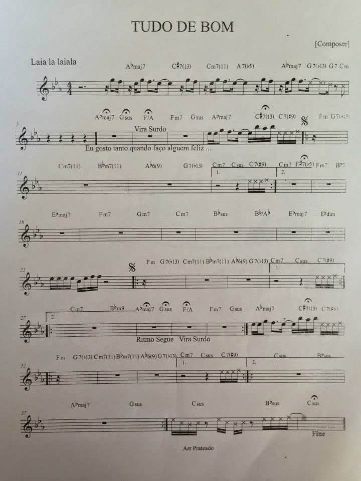 Página 1 da partitura