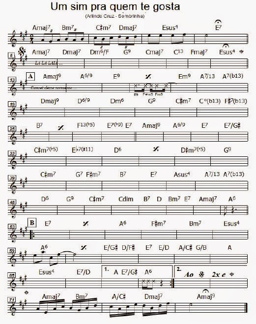 Página 1 da partitura