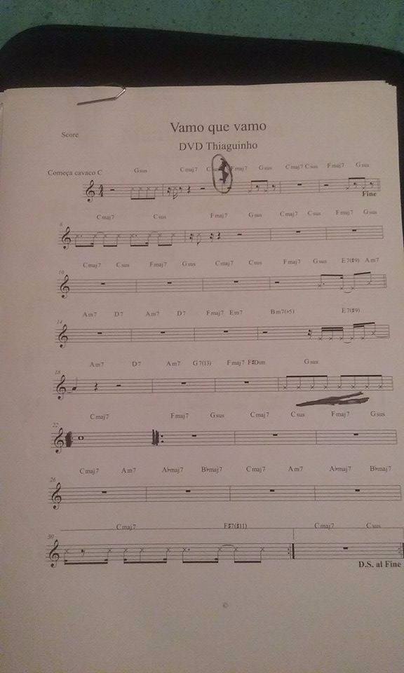 Página 1 da partitura