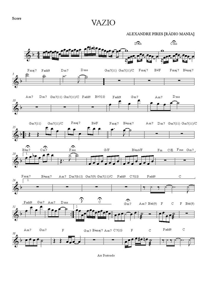 Página 1 da partitura