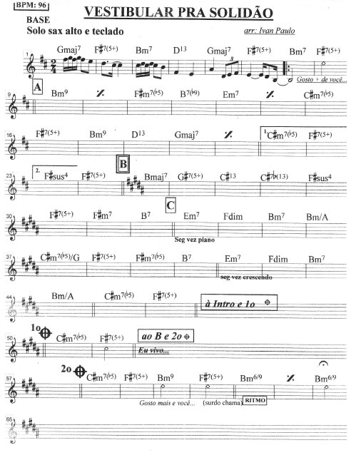 Página 1 da partitura