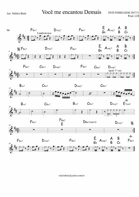 Página 1 da partitura