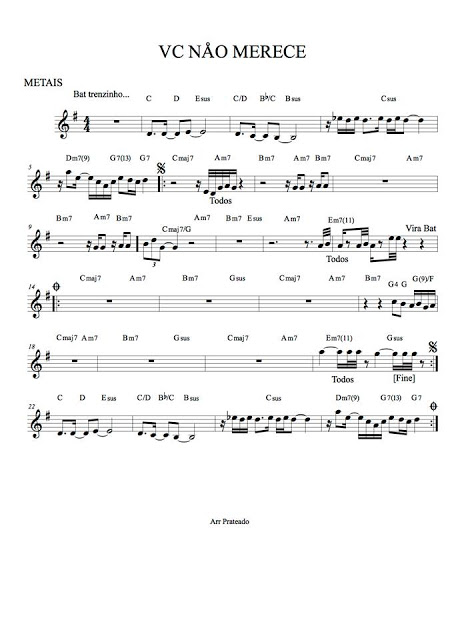 Página 1 da partitura