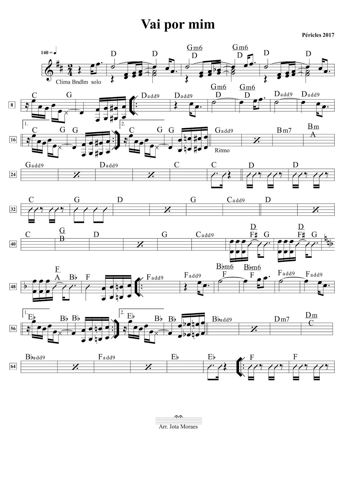 Página 1 da partitura