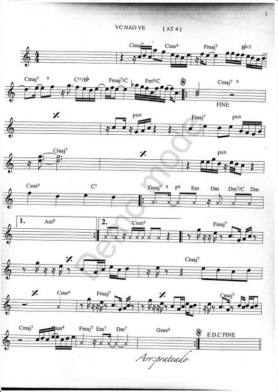 Página 1 da partitura