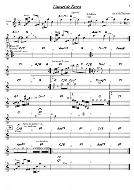 Página 1 da partitura