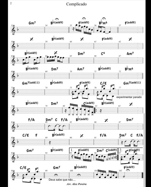 Página 1 da partitura