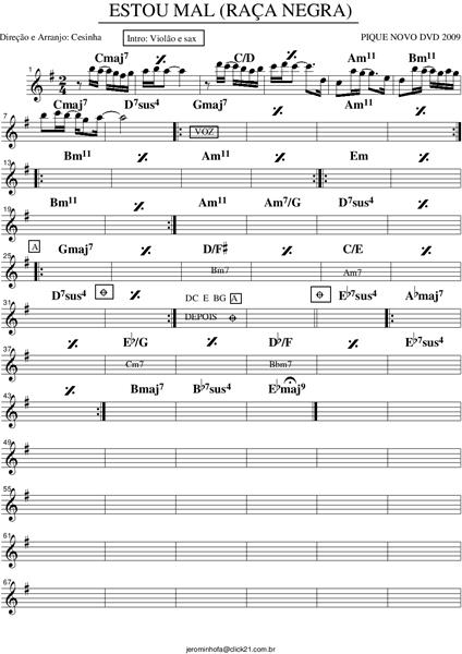 Página 1 da partitura