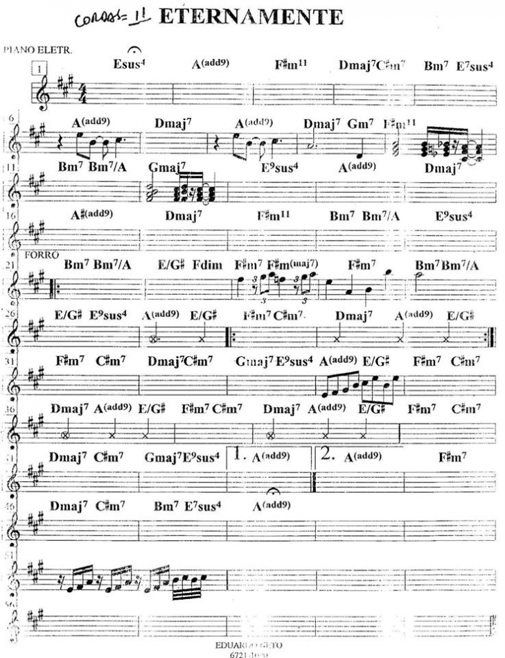 Página 1 da partitura