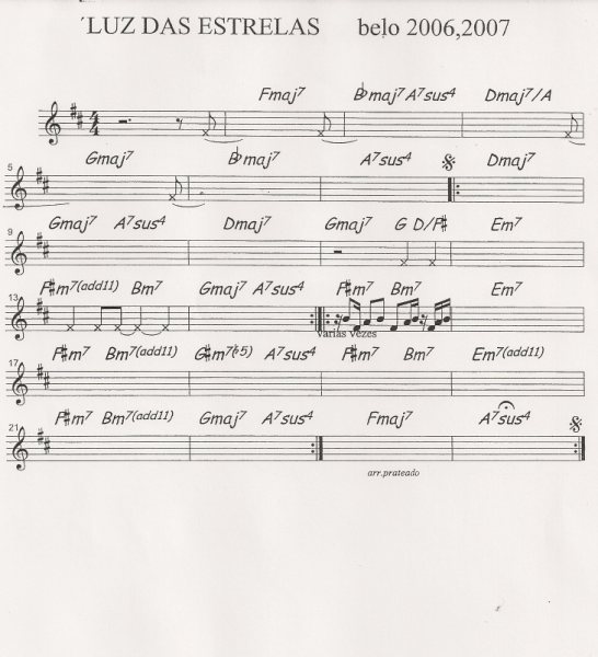 Página 1 da partitura