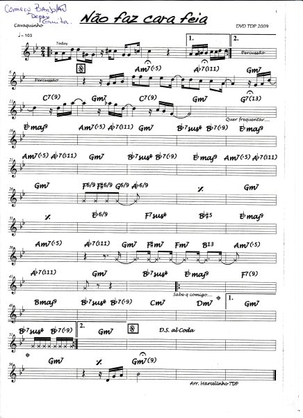 Página 1 da partitura