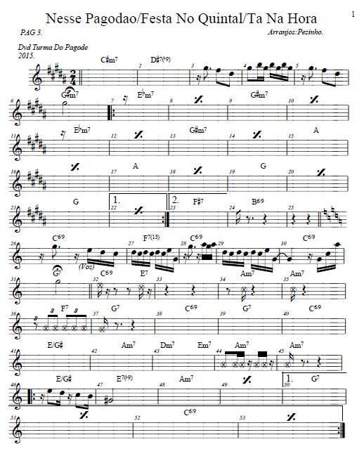 Página 1 da partitura