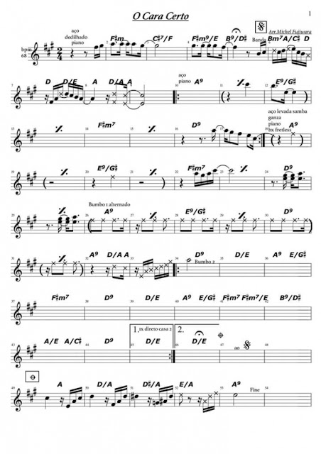 Página 1 da partitura