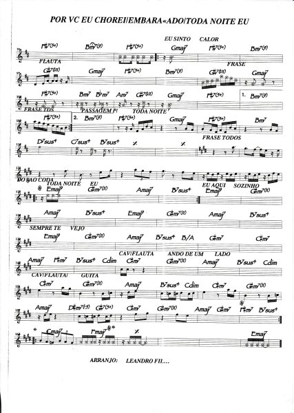 Página 1 da partitura