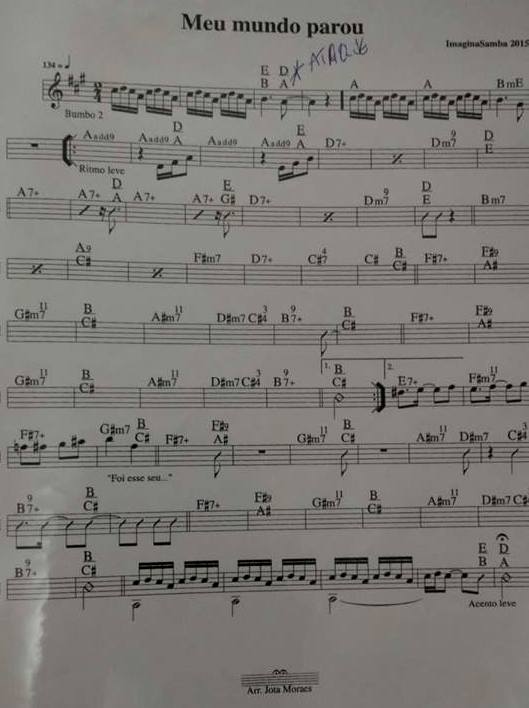 Página 1 da partitura